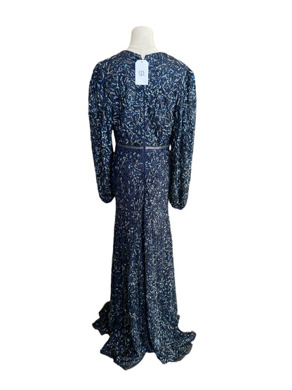 NEW MAC DUGGAL Sequin Longsleeve Gown - Size 6