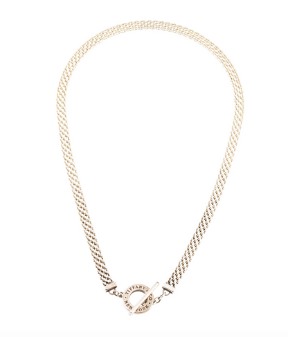 TIFFANY Multi Chain Sterling Silver Necklace