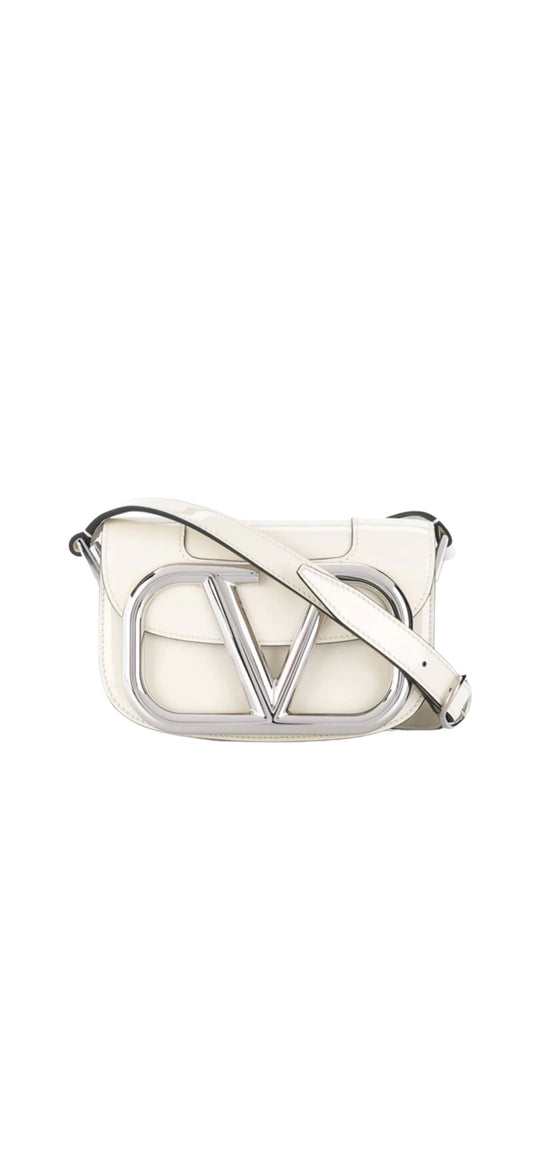 Valentino Garavani Patent Small Supervee  Shoulder Bag