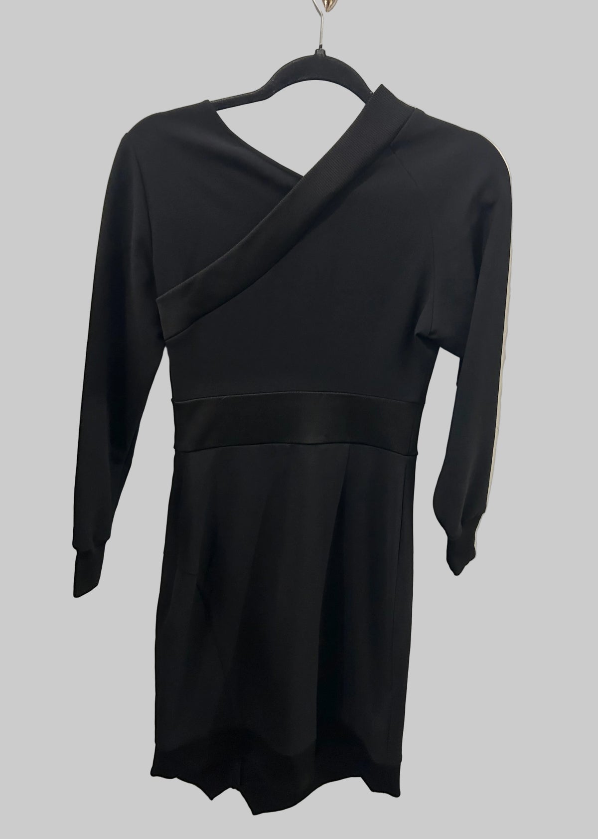 NEW* BURBERRY Black Mixed Media Dress - Size 2